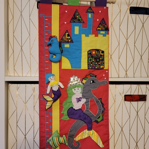 Mermaid under the sea kids growth size chart - Picture 2 of 9